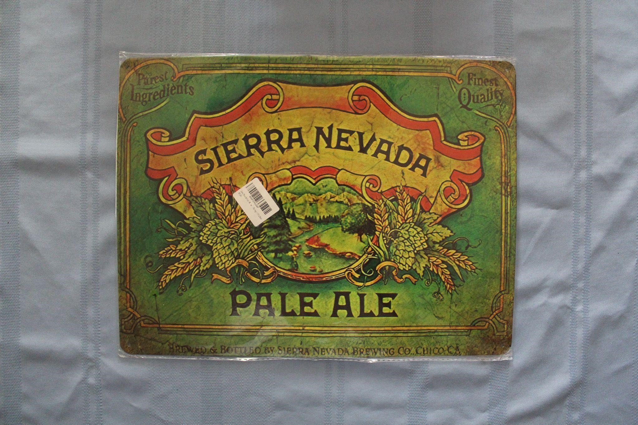 Retro Tin Sign: Sierra Nevada Pale Ale