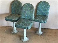 Lot of 3 Restaurant Counter Chairs