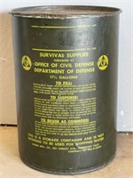 1960's US Civil Defense Survival Can