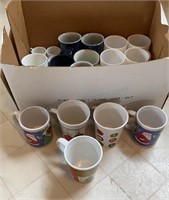 Box Lot of Coffee Mugs