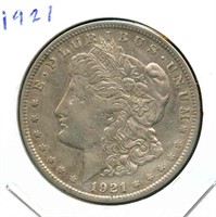 1921 Morgan Silver Dollar