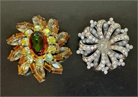 2 Vintage Brooches