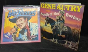 Roy Roger's and Gene Autry records