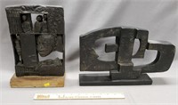 2 Signed Contemporary Sculptures