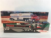 Lot Of Two Vintage Texaco Toy Tanker Trucks