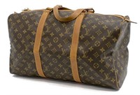 LOUIS VUITTON 'SAC SOUPLE 45' MONOGRAM DUFFLE BAG