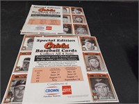 2 Packs of Orioles All Time Player Cards Sealed