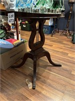 Antique Harp Side Table