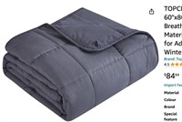 TOPCEE Weighted Blanket (20lbs 60"x80" Queen Size