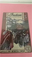 Indian Motorcycle Metal Sign