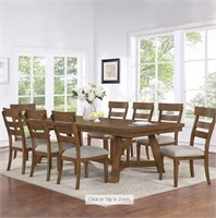 *READ DESCRIPTION* Brantley 9-piece Dining Table