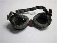 Vintage Fur Lined Welders Goggles