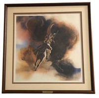"Runs with Thunder" BEV DOOLITTLE Lithograph