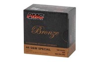 PMC Bronze .44 S&W Special Handgun Ammo - 180 Grai