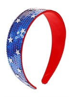 SM5367  Way to Celebrate Americana Sequin Flag Hea