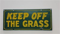Old Golf Course METAL Sign "Keep Off The Grass"