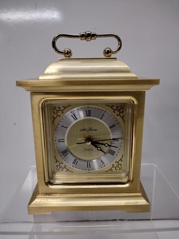 Seth Thomas Brass Deck Clock