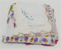 Assortment of Vintage Hankies