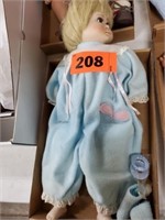 COLLECTOR DOLL IN BLUE SLEEPER