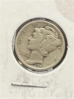 Mercury head dime 90% silver 1942