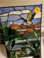 STAINED GLASS DUCK THEME PICTURE