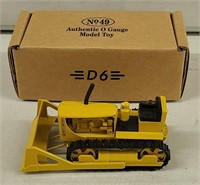 #49 Authentic O Gauge Caterpillar D6 Model Toys
