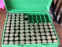 75 rounds empty 41 mag brass and container