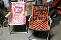 Vintage 2 Folding Lawn Chairs