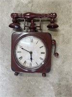 Clock with Old Phone