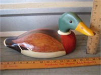 Handpainted, wooden duck-head swivels