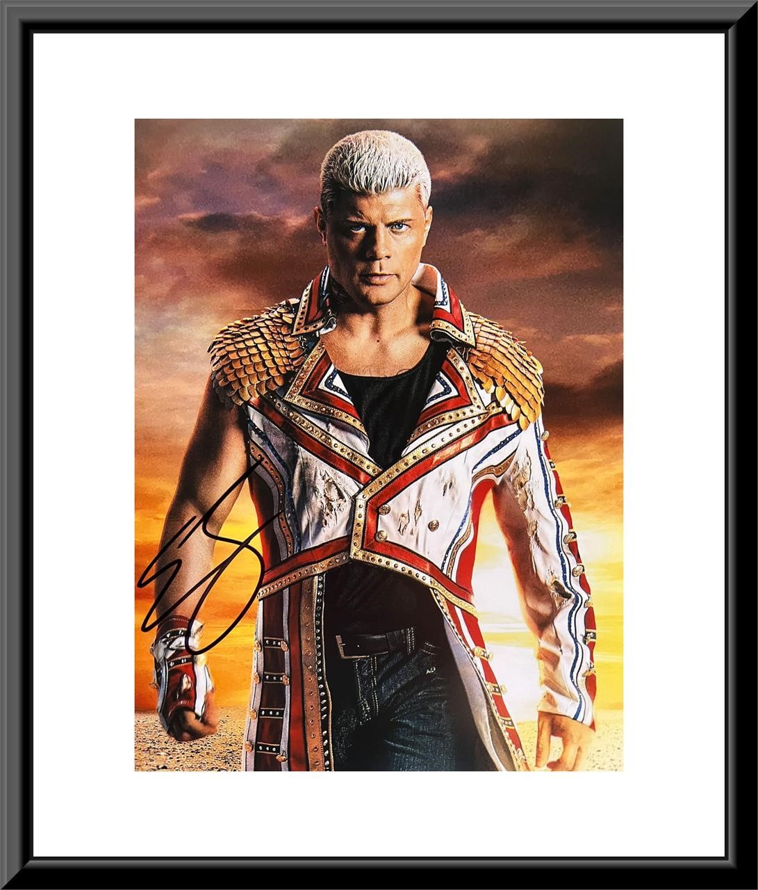 WWE Cody Rhodes signed photo