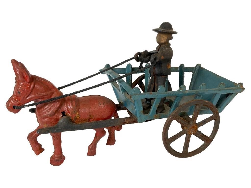 Vintage Mule Drawn Hay Wagon