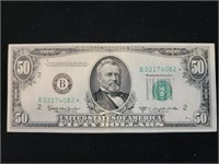 1950-D $50 Federal Reserve FR-2111b* Star