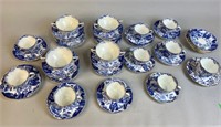 ROYAL CROWN DERBY MIKADO CUPS & SAUCERS