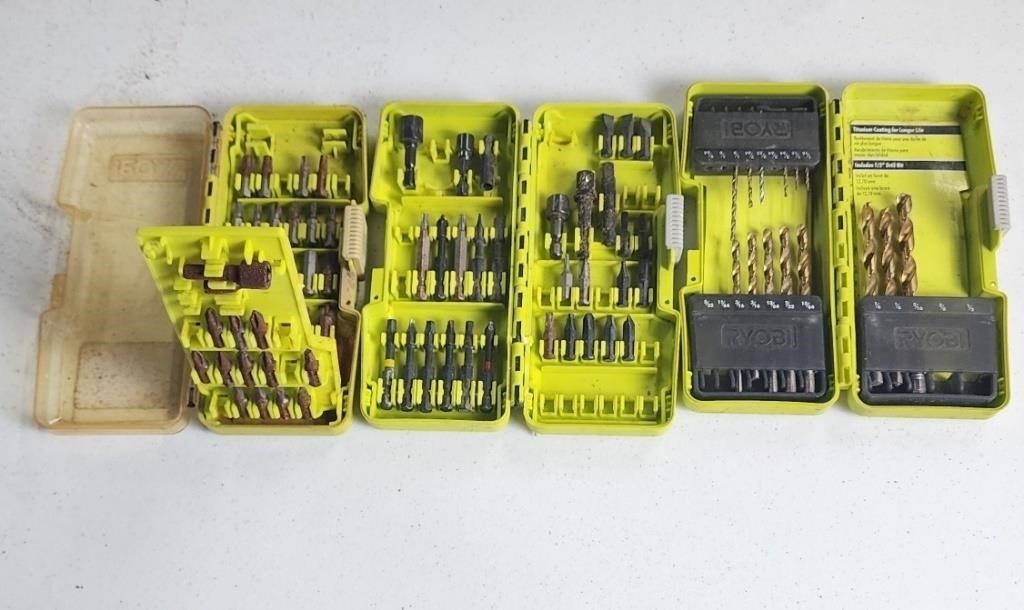 3 Ryobi Bit Sets