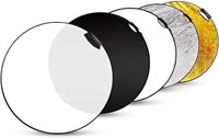 (12in) 5-in-1 Portable Round Reflector