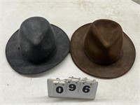 (2) Men's Felt Hats