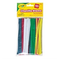 (2) 100-Pk Crayola Regular Stems Assorted Colours
