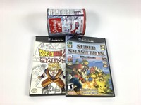 2 jeux GameCube: DragonBall Z, Super Smash Bros