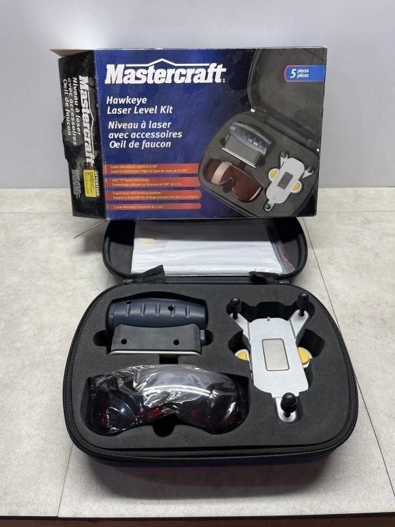 Mastercraft Hawkeye Laser level