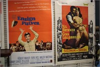 SET OF 2 1960'S MOVIE POSTERS