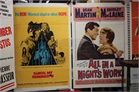 SET OF 2 1960'S MOVIE POSTERS