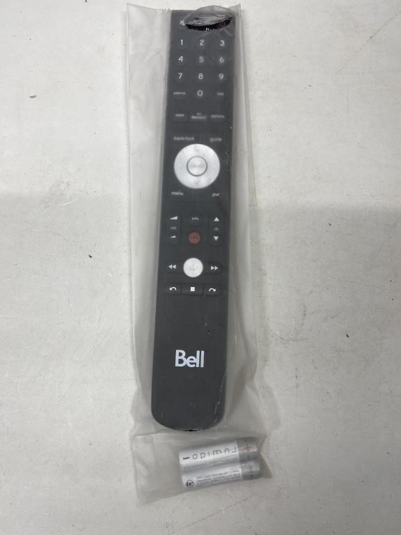 Bell Fibe Slim Remote Control with Batteries