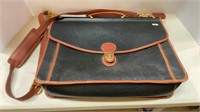 Marked Coach leather satchel bag - good brass