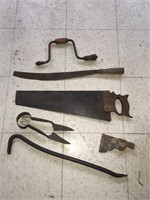 Misc. hand tools (saw, clippers, etc.)
