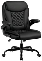 Executive Leather Chair Home Office Desk Chairs, E