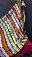 Beautiful Vintage Handmade Crochet Blanket
