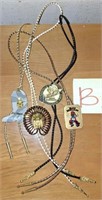 C - LOT OF 4 BOLO TIES (B)