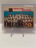 75/76 Boston Bruins Team Checklist