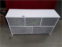 5-Drawer Bin Storage Bench